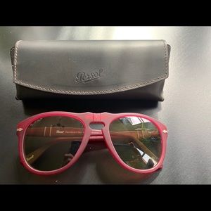 Persol Polarized Sunglasses Red/Maroon